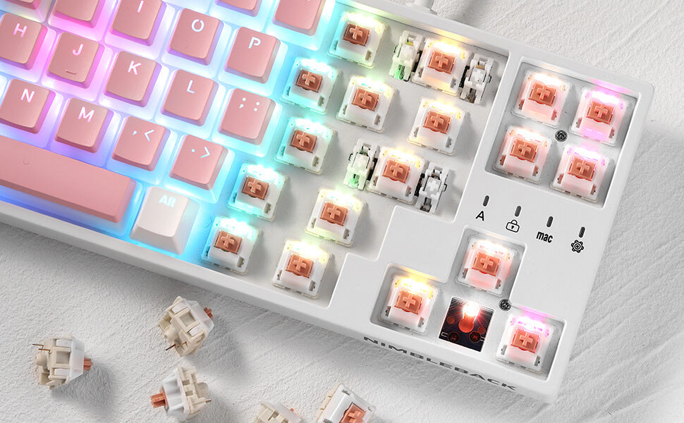 RK x LTC Panda Switches for Mechanical Keyboard DIY, 30 pcs (Ships to US Customers Only)