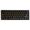 RK61 60% Dual Mode Wireless Mechanical Gaming Keyboard, Black - Red Switch